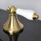 Kingston Brass KC7067PL Vintage 8" Widespread Bathroom Faucet, Brushed Brass KC7067PL - alternate 3
